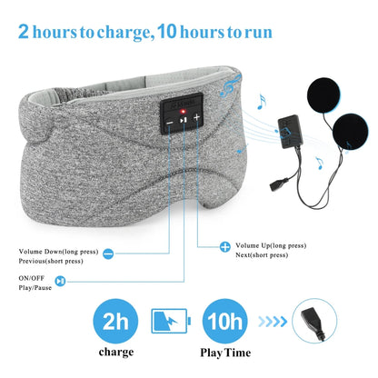 BT5.0 Sleep Mask with Ultra Thin Speakers