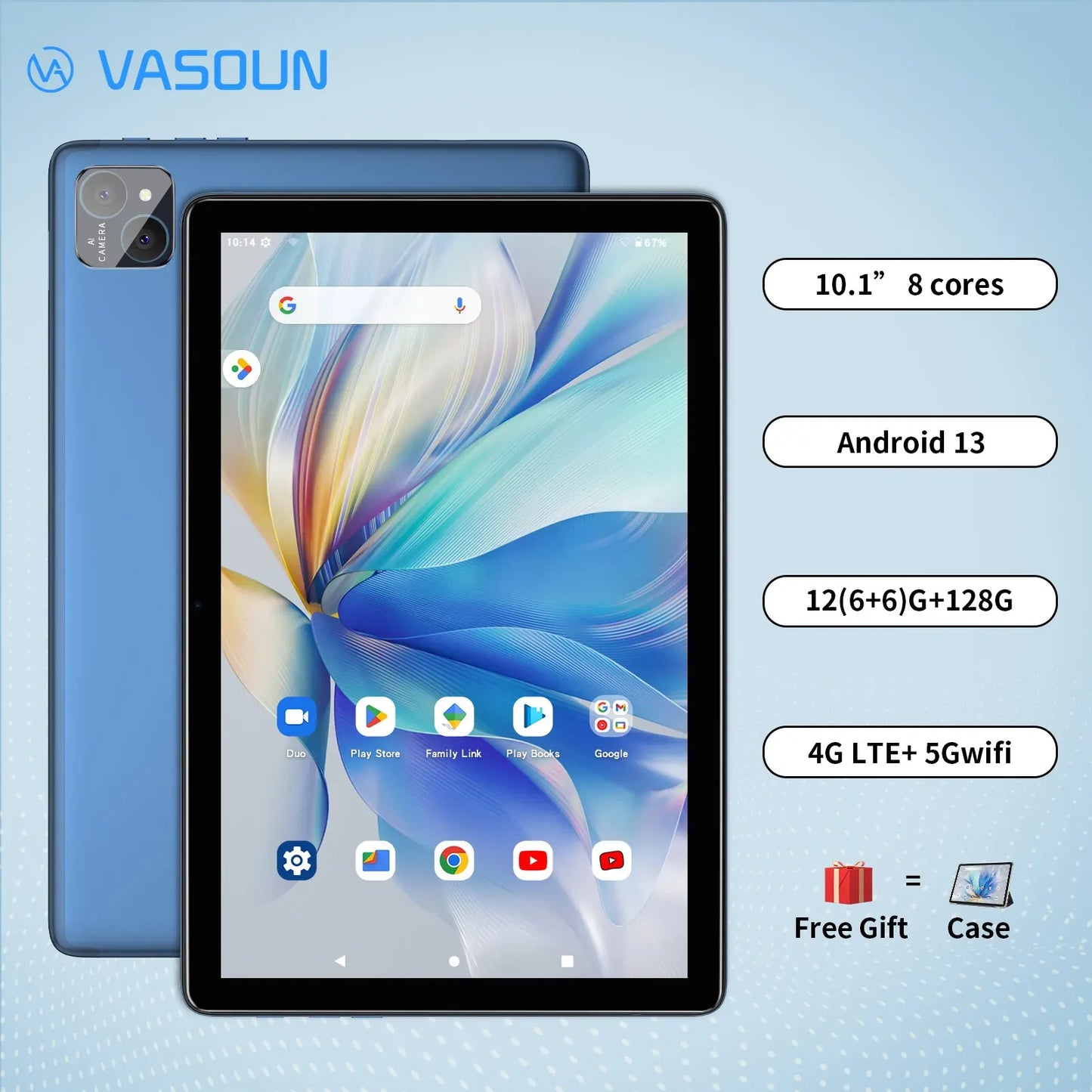 Android 13 10.1" Tablet