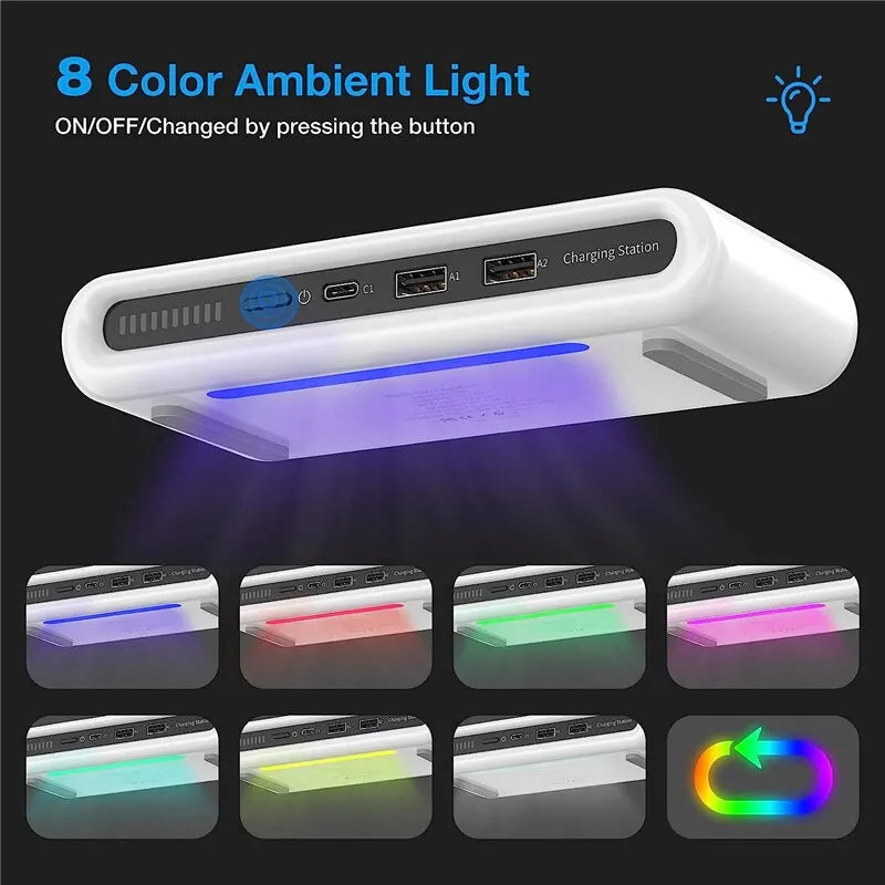 4 in 1 Lighted Wireless Charger Pad